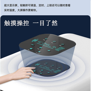 เครื่องเป่าขนสัตว์เลี้ยงสำหรับแมวและสุนัขพร้อมมอเตอร์ดีซี 220V สไตล์ทันสมัยแบบชาร์จไฟได้หลายฟังก์ชั่นพับเก็บได้ - Product Image 5
