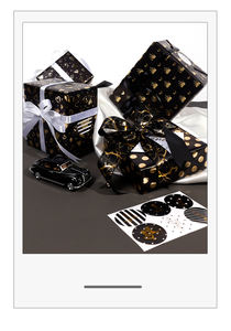 Wholesale 80g Valentine's Day Black <b>Gold</b> ArtPaper Tissue 43*300cm Gift Luxury Custom Packaging <b>Wrapping</b> <b>Paper</b> Roll - Product Image 4