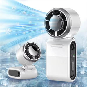 Ventilador de Mano de Alta Velocidad de 3000 mAh con 3 Velocidades, Recargable Tipo C, Función de Banco de Energía, Ventiladores Turbo Portátiles para Viajes al Aire Libre - Product Image 5