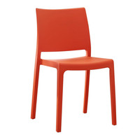 Vente en gros Chaises de restaurant en plastique monobloc moulé par injection Chaises de salle à manger empilables en polypropylène PP