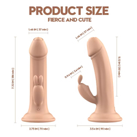 Produits de massage réalistes pour lesbiennes, gros pénis, bondage vaginal, vibrateur lapin pour femmes, vibrateur lesbien