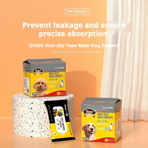 Pañales desechables transpirables para mascotas con protección contra fugas y absorción estándar, pantalones de entrenamiento antideslizantes para perros machos para perros pequeños - Product Image 2