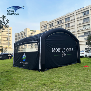 Di động tùy chỉnh in Golf Màn hình tác động golf mô phỏng bao vây Lều bơm hơi cho sự kiện thể thao ngoài trời - Product Image 2