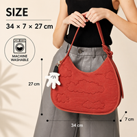 Sac à main tricoté pour femme avec logo personnalisé, sac à bandoulière mode à sangle unique, sac d'épaule hiver couleur bonbon avec motif gaufré unique