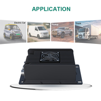 Chargeur de batterie embarqué Longrun LR-CF5-2000 2000W à charge rapide, ventilateur haute efficacité, étanche IP67 pour véhicules électriques 12V/48V