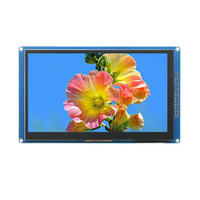 Modul LCD TFT Warna 4.3/5/7 Inci dengan Layar Sentuh Kapasitif, Antarmuka MCU & IC Driver SSD1963
