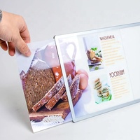 Cadre d'affichage personnalisé avec rétroéclairage, panneau mural, enseigne lumineuse LED, panneau publicitaire, menu, boîte à lumière ultra-fine