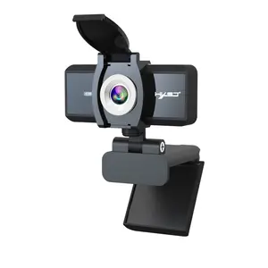 S4 HD التركيز اليدوي مع الخصوصية غطاء كاميرا 1080P فيديو دردشة جهاز كمبيوتر شخصي محمول اجتماعات مكالمة فيديو ويب كاميرا مع MIC Mic
