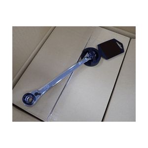 Low Price Hand Tools 242mm Length 8-in-1 Reversible <b>Ratchet</b> Ring Spanner for Selling - Product Image 6