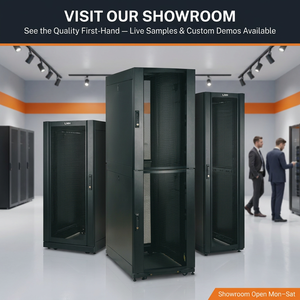 Baie de serveur LNH série 19 pouces, capacité de charge lourde 1500 kg, armoire réseau pour centre de données 42U 48U avec porte perforée à 75 % de flux d'air - Product Image 4