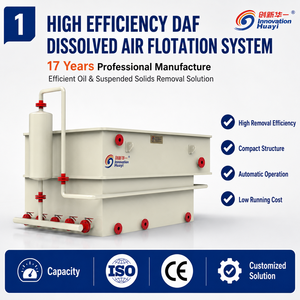 Sistema de Flotación por Aire Disuelto para Plantas de Tratamiento de Aguas Residuales de Tintas de Impresión con Sistema de Floculación - Product Image 1