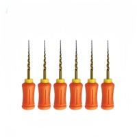 Fichiers de précision V + limes à usage manuel en or avec surface dorée antiadhésive pour les outils endo spécialisés de dentiste d'anatomie de canal complexe