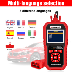 Escaner de reinicio de aceite Automotriz <span class=keywords><strong>KONNWEI</strong></span> <span class=keywords><strong>OBD2</strong></span> EOBD Escáner de automóvil automotriz KW851 - Product Image 6