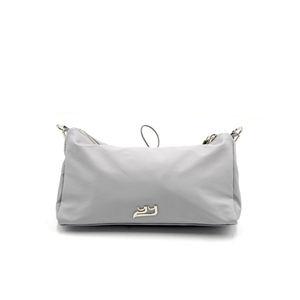 YIEYIE Fashion Grey Wrinkle Tote Bag Zipper Closure <b>Metal</b> Chain Strap for Trendy Style Original Brand Retail Ready Wholesale - Product Image 4