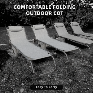 Cama Plegable Portátil de Diseño Moderno con Colchón Grueso, Cómoda para Acampar al Aire Libre, para Adultos Altos y Grandes, Resistente - Product Image 3