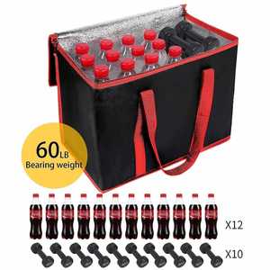Sac isotherme souple pour bouteille de vin, idéal pour la livraison de repas, les pique-niques et le camping – Fournisseur d'or, promotionnel et économique - Product Image 4