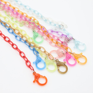 Niños Niño Anti-Perdida Plástico Transparente Acrílico Conveniente Acetato Mascarilla Cordón Máscaras Soporte de cadena para Máscaras - Product Image 1