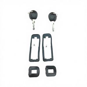 Manijas de puerta de coche Vw 3A0837207 de plástico con llaves y embellecedores para reemplazo y reparación - Product Image 2