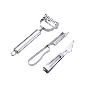 Stainless Steel 3 Piece Peeler Set Multifunctional <b>Fruit</b> <b>Vegetable</b> Peeling Shredding <b>Tool</b> Kitchen Utensil - Product Image 5