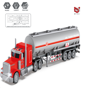 CY HOBBY <span class=keywords><strong>Camion</strong></span> Cisterna Americano Inerziale con Suoni e Luci, <span class=keywords><strong>Rosso</strong></span>, Scala 1:50, Modellino in Metallo Pressofuso con 3 Batterie AG13 per Bambini - Product Image 3