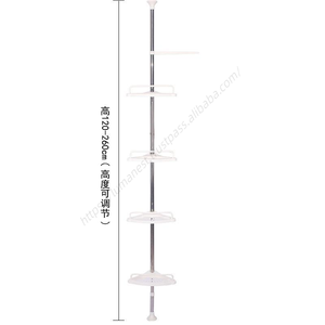 Estante Esquinero de Acero Inoxidable Proins de 4 Niveles para Baño, Estante Metálico para Ducha, Venta al por Mayor - Product Image 3