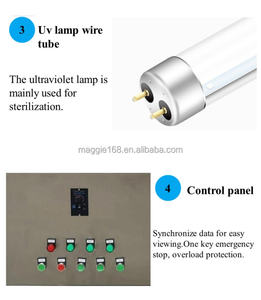 جهاز تعقيم بالأشعة فوق البنفسجية بتصميم نفقي 220 فولت/50 هرتز 1.5 كيلو واط مع مصباح تعقيم بالأشعة فوق البنفسجية - Product Image 4