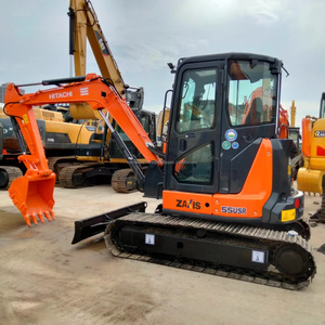 Pelle sur chenilles Hitachi ZX55USR en caoutchouc d'occasion, fabriquée au Japon, à vendre, mini-pelle zx55u/zx55us/zx55usr - Product Image 3