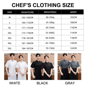 Uniforme de Chef para mujer, uniforme de Chef personalizado para vestido, restaurante, camarero, botón oculto, apto para hombres y mujeres - Product Image 5