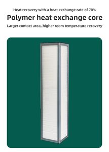 Ventilateur de gaine double sens FULUDE à économie d'énergie 150CMH avec <span class=keywords><strong>filtre</strong></span> PM2.5 en fonte, personnalisable OEM, 220V, en acier galvanisé - Product Image 6