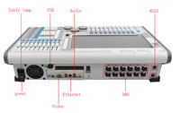 Console de contrôleur de lumière de scène de vente chaude dmx 512 contrôleur club éclairage audio vidéo professionnel