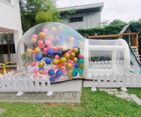 Dôme à bulles gonflable d'extérieur en PVC transparent pour mariages, fêtes, complexes hôteliers et événements commerciaux