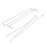 Clips à ressort métalliques en forme de U, sur mesure, en acier inoxydable zingué, formage de fil, forme spéciale pour clavier d'ordinateur