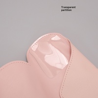Nouvelle Trousse de Maquillage Portable en Forme de Cœur, Style Tendance, pour Pinceaux et Accessoires