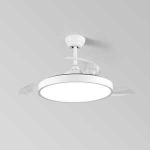 Kit d'entrepôt commercial de luxe à enroulement invisible de <span class=keywords><strong>lustre</strong></span> à distance dans la lumière de ventilateur de plafond de silence de <span class=keywords><strong>ventilation</strong></span> - Product Image 3