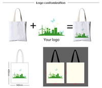 Sac Fourre-Tout en Toile de Coton Personnalisable et Pliable, Réutilisable, avec Logo Imprimé – Vente en Gros