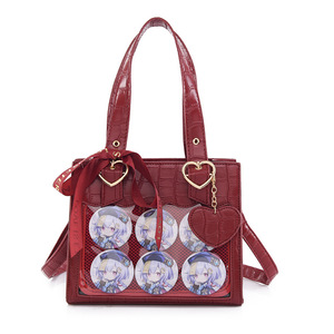 Sac à dos en forme d'agneau personnalisé transparent en cuir PU avec présentoir à épingles animal Ita fourre-tout en cuir - Product Image 6