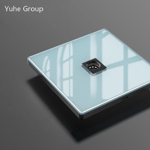 Puerto universal para computadora, adaptador de módulo RJ45, panel de vidrio, toma de interfaz CAT5E, cable Ethernet + toma de pared para TV - Product Image 4