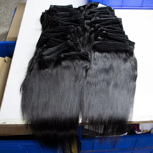 Extensiones de Cabello Humano Virgen Malayo Remy, Ondulado Natural, Grado 7A-10A, Doble Trama a Máquina, en Venta al Por Mayor - Product Image 3