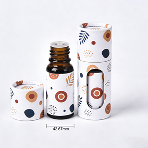 Luxury Biodegradable Cardboard Perfume Paper Tube Packaging <b>Box</b> Matt Lamination Custom Printed Cylinder Tube <b>Box</b> Logo - Product Image 6