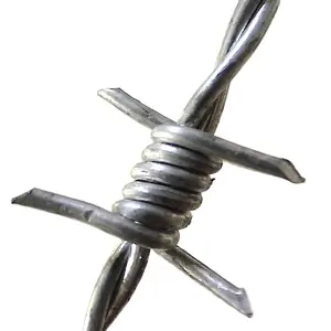 Carrete de hoja de acero galvanizado, alambre de púas