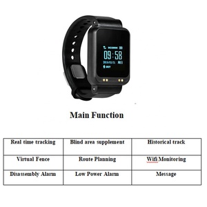 Bên ngoài khe cắm thẻ Sim với IP68 không thấm nước Heart Rate Monitor dây đeo cổ tay nhà bắt Bracelet cho prisoner offender parolee - Product Image 5
