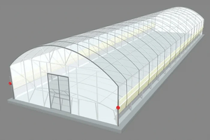 Serre agricole Polytunnel extérieure 6x10m Serre de <span class=keywords><strong>jardin</strong></span> <span class=keywords><strong>pour</strong></span> la plantation de légumes, de fruits et de fleurs - Product Image 3