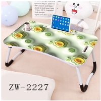 Table pliante compacte 2025 pour ordinateur portable, petite table de lit pour dortoir, table paresseuse, bureau d'ordinateur en MDF avec cadre métallique, directement du fabricant, convient aux ordinateurs portables jusqu'à 17 pouces