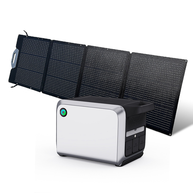OMMO All in One Lifepo4 Backup Battery 600W 2400W Balcony Energy Storage Portable Power Stations Solar Generator for Home Use