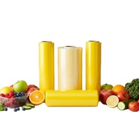 Film alimentaire en PVC, film étirable, film alimentaire en rouleau jumbo, film rétractable 35cm*300m, qualité alimentaire, écologique
