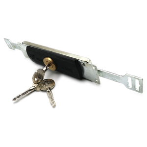 Serrure en fer galvanisé pour porte de garage à enroulement, design traditionnel SH - Product Image 3