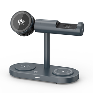 Nueva <span class=keywords><strong>carga</strong></span> rápida Qi2.2 con ventilador de refrigeración Luz LED Qi22 25W <span class=keywords><strong>7</strong></span> en 1 Cargador inalámbrico para <span class=keywords><strong>Apple</strong></span> Samsung <span class=keywords><strong>Watch</strong></span> - Product Image 2