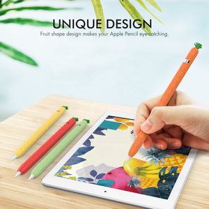 USENGKA graziosa custodia in Silicone ananas <span class=keywords><strong>Cover</strong></span> protettiva per la pelle compatibile con la matita di mele 1 <span class=keywords><strong>2</strong></span> - Product Image 3