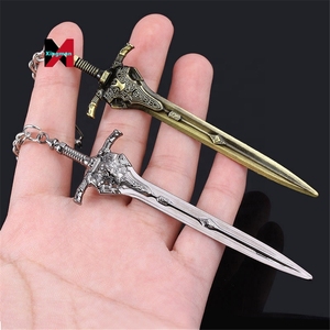 Trò chơi đồ trang sức Keychain artorias vũ khí Keyring accessori-ses Linh Hồn đen tối 3 mini người hâm mộ thanh kiếm lưu niệm móc chìa khóa kim loại keyrings - Product Image 2