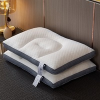 Nouveautés avec Grande Promotion : Oreiller chiropratique à soutien doux, motif uni, pour le soulagement de la douleur, à col roulé, pour usage en lit, avec support de présentation